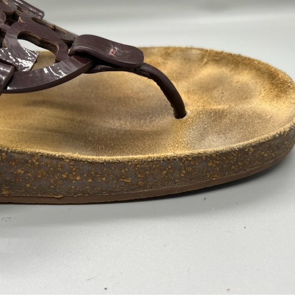Tory Burch Miller Cloud Sandals Size 7 Brown - Picture 14 of 16